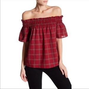Nordstroms women's off the shoulder top